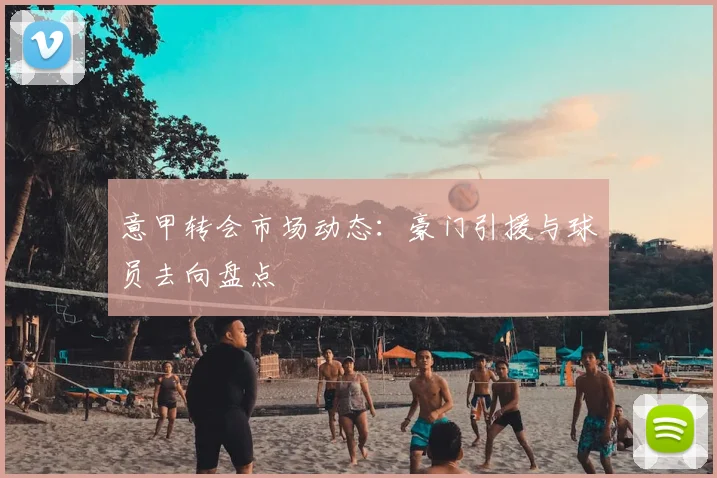 意甲转会市场动态:豪门引援与球员去向盘点